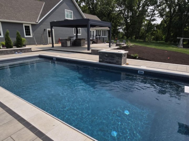Pool Deck, Pergola and Patio